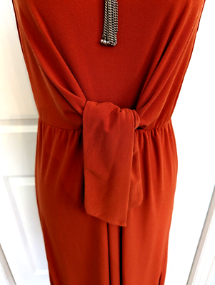 Adyson Parker Sleeveless Dress - Maxi - Burnt Orange - NWOT - Tie Front -  Small | eBay