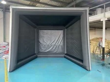 10x9x9ft Oxford Inflatable Golf Practice Swing Simulator Net Cage Tent