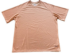 Patagonia Capilene Polyester T-shirt Men's XL Orange Made in USA