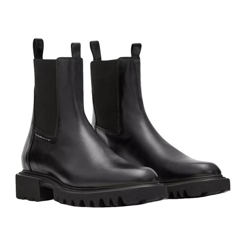 ALLSAINTS Apollo Hollow Suede Zip Boot In Grey 40 / 7 ALLSAINTS Apollo Hollow Suede Zip Boot In Grey 40 / 7 | eBay main image 4