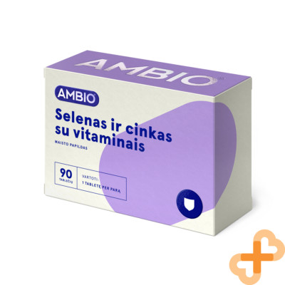 AMBIO Selenium Zink Vitamin Komplex 90 Tabletten B6 C Ein E Nahrungsergänzung