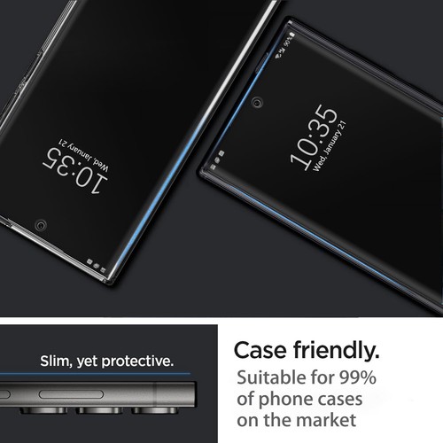 2-Pack For Samsung Galaxy S24 Ultra 5G HD Tempered Glass Full Screen Protector - Picture 9 of 12