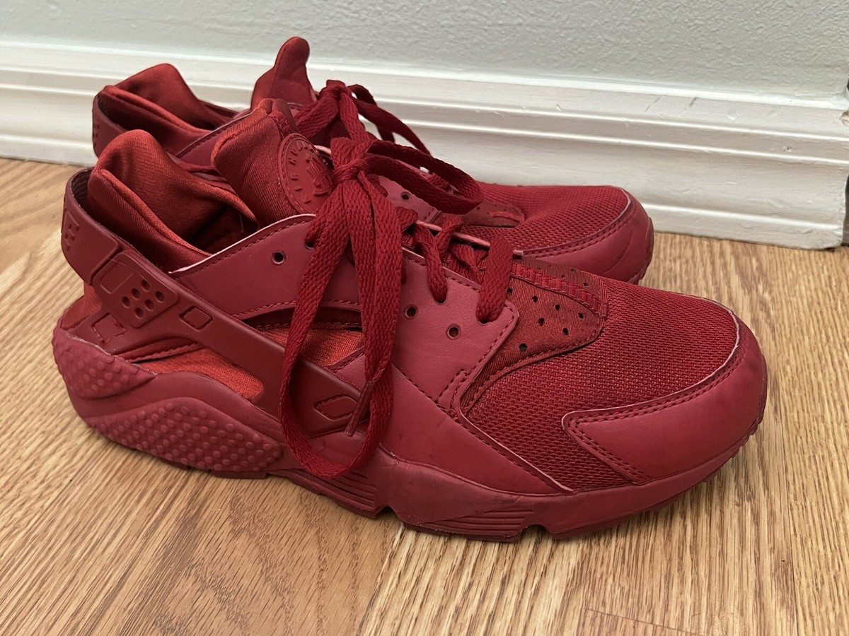 red huaraches mens 7.5