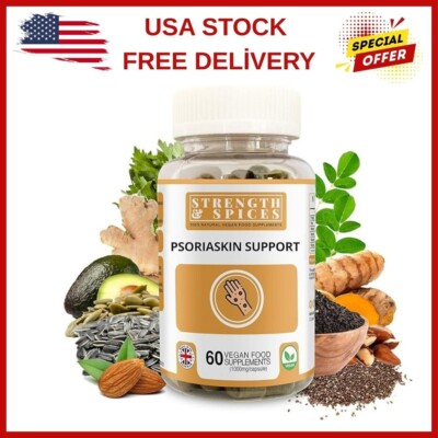 Strength & Spices Psoriaskin Supplement, Immune System Booster with 31...