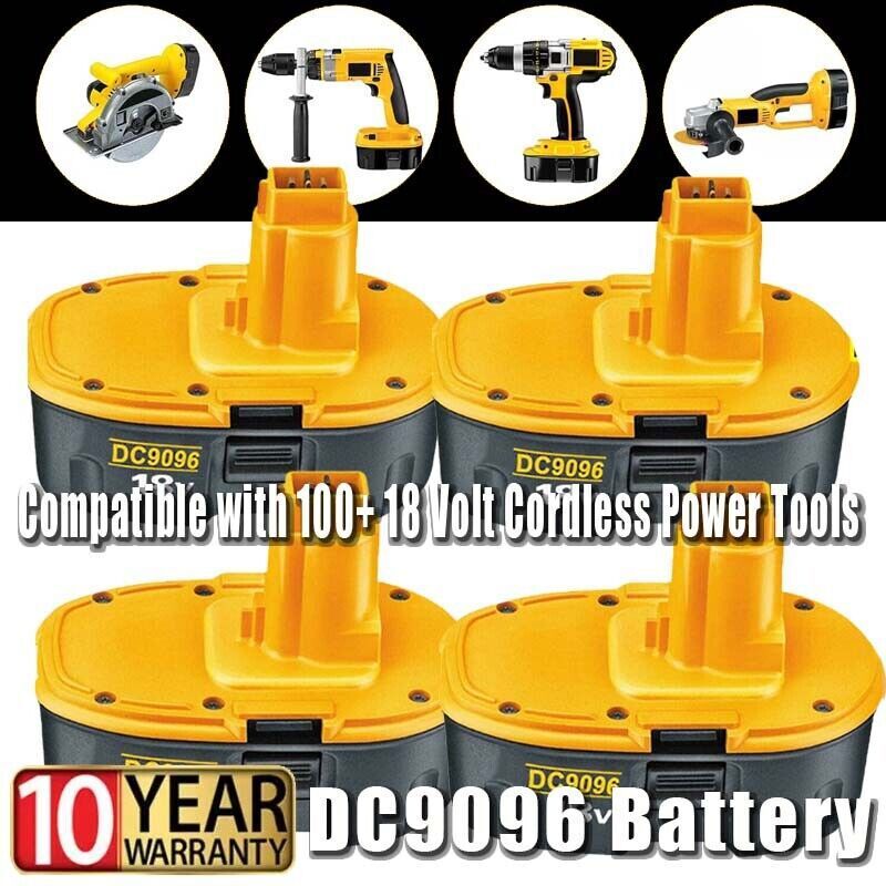 Pack Replacement For Dewalt 18V Battery Ni-Mh Battery - Main Image