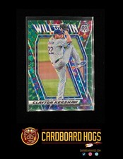 Clayton Kershaw - 2021 Mosaic Baseball Will to Win Green Prizm #WTW5 LA Dodgers