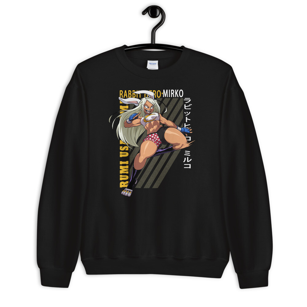 Unisex, Conejo Mirko, Rumi Usagiyama, Miruko, MHA, My Hero Academia, sudadera BNHA