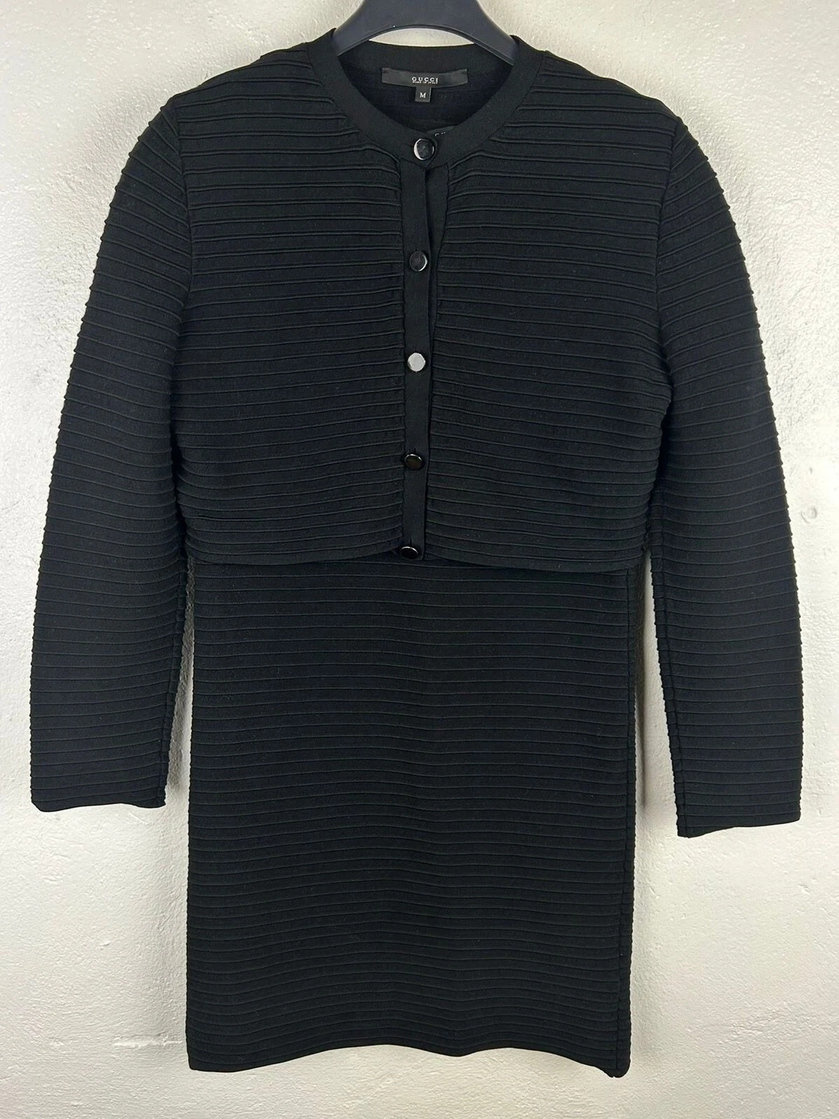Lot de 2 pièces veste robe rayée vintage Gucci femme taille S