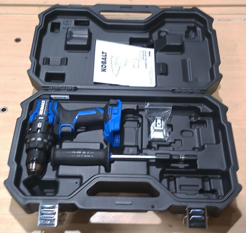 Kobalt 24V Max Brushless 1/2-in Cordless Drill Driver w/ Case. Bare Tool & Case. - Image 2 of 4