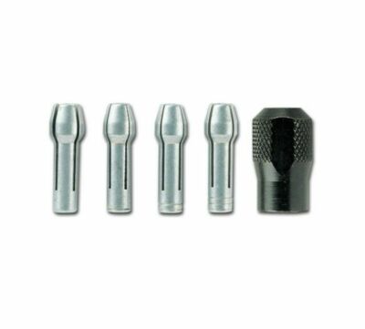 NEW Dremel 4485 QUICK CHANGE 5 PIECE Collet Nut Set 1/8,3/32,1/16,1/32