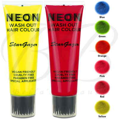 STARGAZER Neon Bright UV-Reactive Wash Out Haarfarbe Gel Temporäre Färbung Farbe