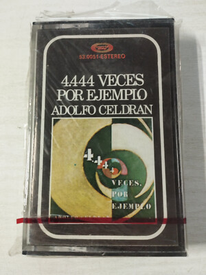 Adolfo Celdran 4444 Veces Por Ejemplo - Cassette Cinta Tape Nueva