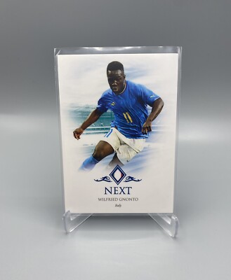 2023 Futera Unique Base Next Sapphire #094 Wilfried Gnonto Italy 08/20