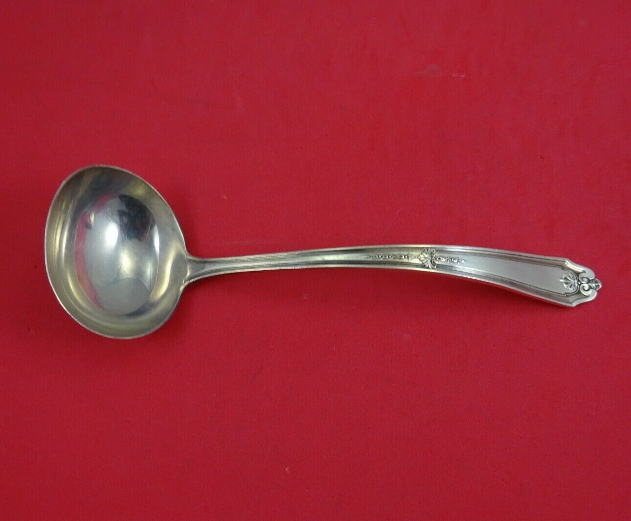 Gainsborough by Alvin Sterling Silver Gravy Ladle 7 1/8" Serving