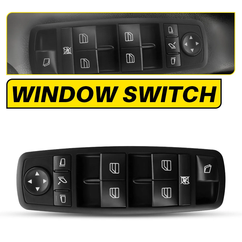 BFO Driver Side Front Left Window Switch – For Mercedes-Benz GL320/350/450/550 2007-2012, 14 Button, 2518300590
