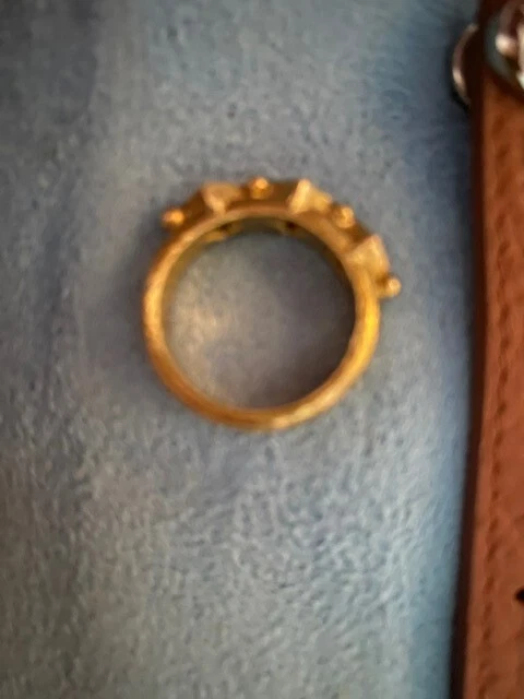 Elizabeth Locke 19k tourmaline ring 6 - Image 3 of 4