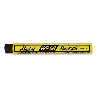 Markal 82423 WS Paintstik Marker 3/8 in x 4.25 in L Black