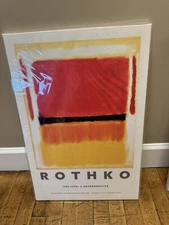 Rothko Print w/text 16 x 24 NEW Shipping Included