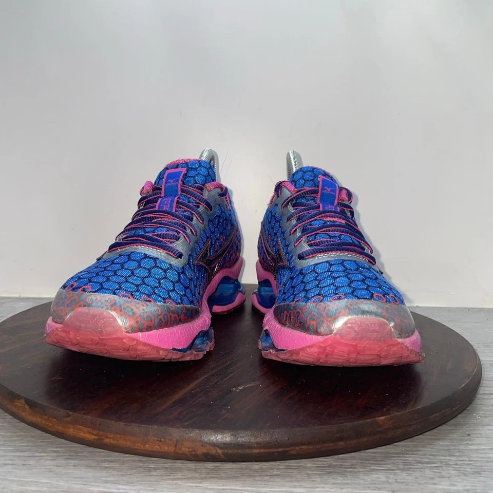 Mizuno Wave Prophecy 3 Womens Running Shoes Size 7 Blue Athletic Sneakers - Image 4 of 4