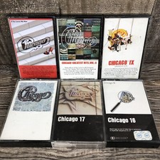 Chicago 16 17 18 IX If You Leave Me Now Rock Music Cassette Tape Lot