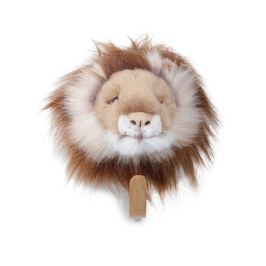 Wild & Soft Head Lion WS5052 - Appendiabiti Design Animale Marrone