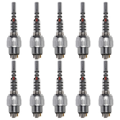 10 Dental LED 6Hole Quick Coupler connector Adaptor fit KAVO Handpiece MULTIflex