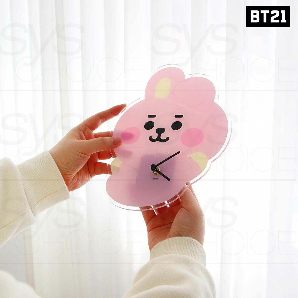BTS BT21 Official Authentic Goods Baby Acrylic Wall Clock +