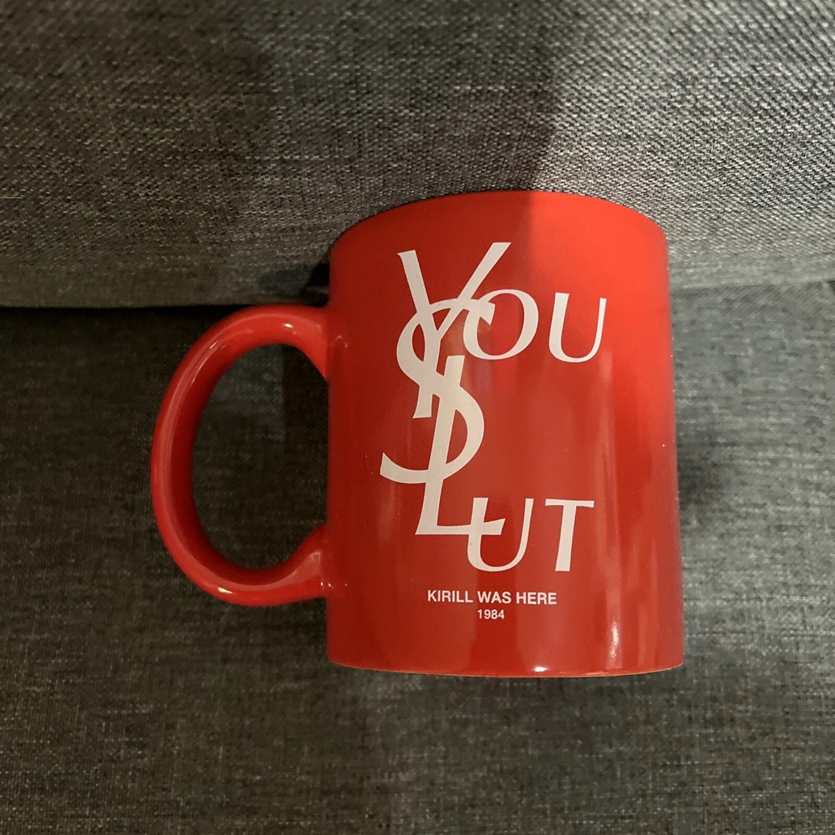 Coffee mug in ceramic, Saint Laurent