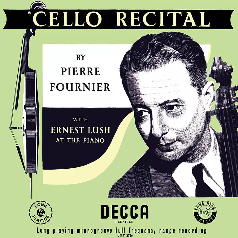 PIERRE FOURNIER Cello Recital DECCA ANALOGPHONIC 180g LP LXT 2766 NEW SEALED