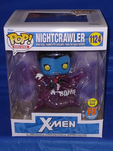 MARVEL X-MEN EXCLUSIVE GLOW IN DARK NIGHTCRAWLER FUNKO POP VINYL FIGURE #1124