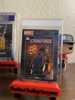 2019-20 Upper Deck Marvel Annual #N1S-19 Number 1 Spot Strikeforce #1