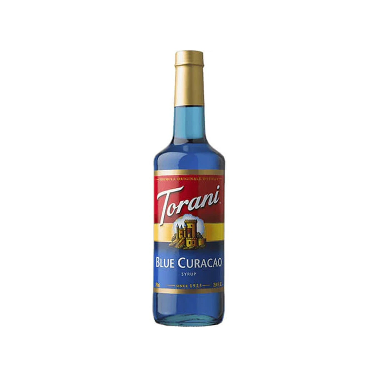 Torani Blue Curacao Syrup - Bottle 750 mL, G-Blue Curacao