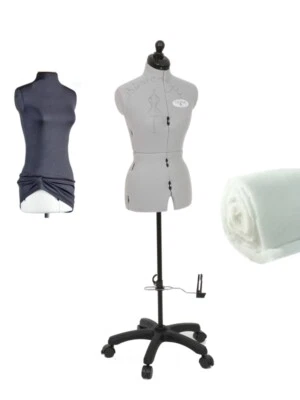 ADJUSTOFORM Schneiderpuppe verstellbar, Celine mit Polsterzubehör, Schneidertraum