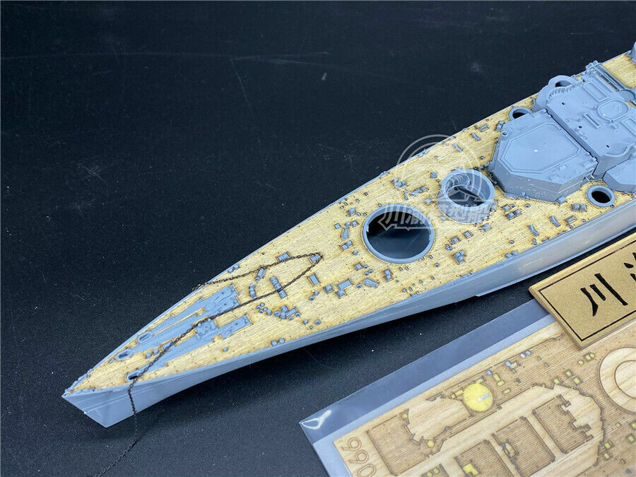1/700 HMS Prince of Wales Wooden Deck+ Paint Masking w/Chain for