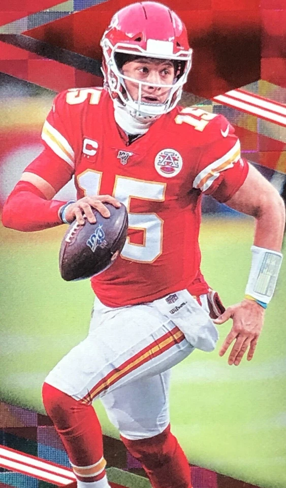 2020 Donruss Elite Patrick Mahomes II /399 RED FOIL COLOR MATCH SP No. 1 🏆🏆🏆 - Image 3 of 4