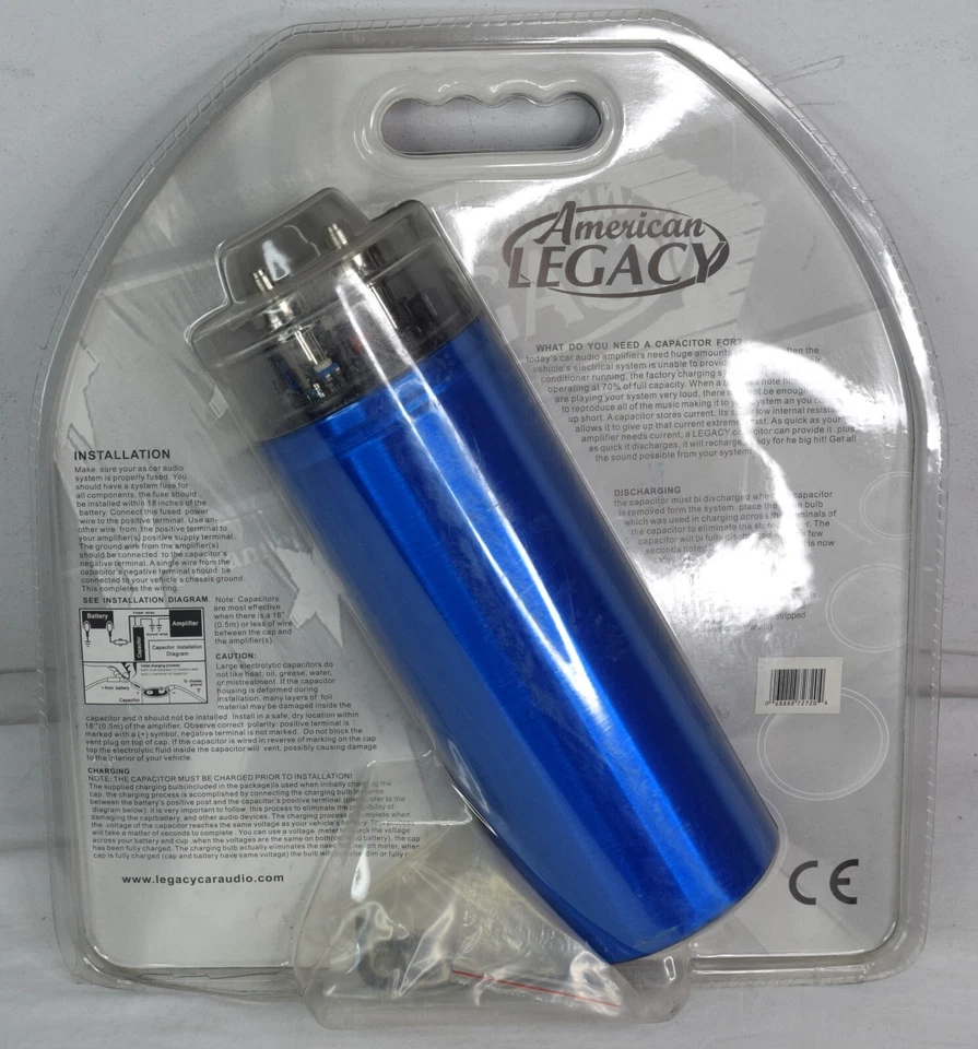 Condensador de alimentación digital Legacy LCA-240DBL 2,4 faradios Foto 2 de 3