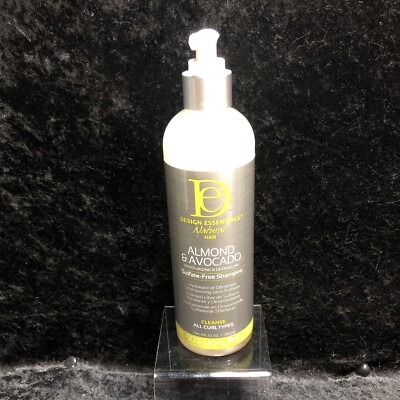 Design Essentials Natural Hair Almond&Avocado Sulfate-Free Shampoo 12Oz