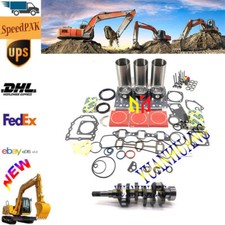 D1703 Engine Rebuild Kit With 60mm Crankshaft Valve For Kubota Tractor Repair