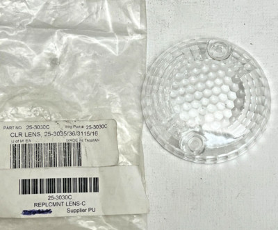 Replacement Turn Signal Lens, Clear, 25-3030C, K&S Technologies Fits: Suzuki