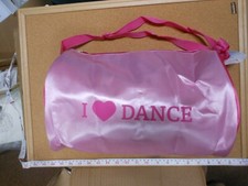 Dance Bag Girls Ballet duffle satin finish Adjustable straps internal pockets