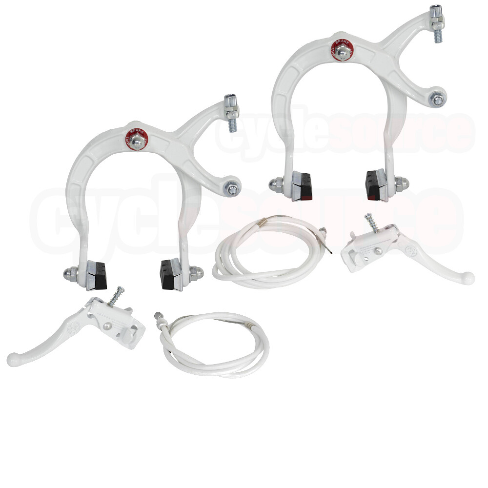 Freno Caliper BMX Aluminio Rojo Con Zapatas, Palanca Y Cable - Foto 8