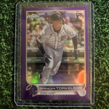 2022 Topps Chrome Update Purple Refractor #USC100 Spencer Torkelson RC