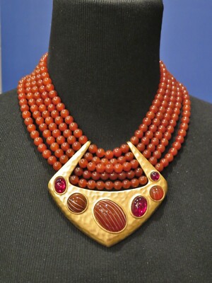 vintage ysl necklace