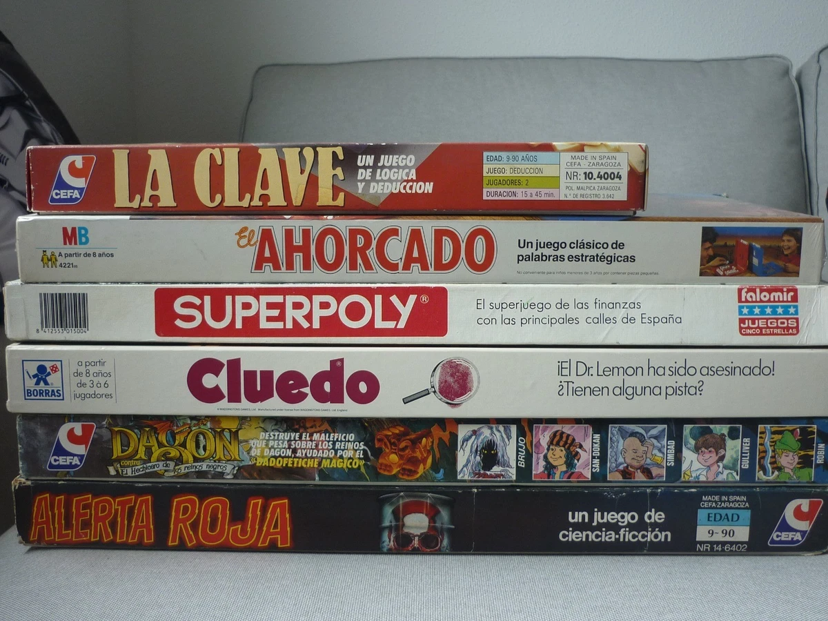 LOTE 9 JUEGOS DE MESA CEFA/PARKER/FALOMIR/MB