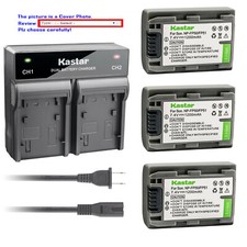 Kastar Battery AC Rapid Charger for Sony NP-FP50 NP-FP51 Sony DCR-DVD803 DVD803