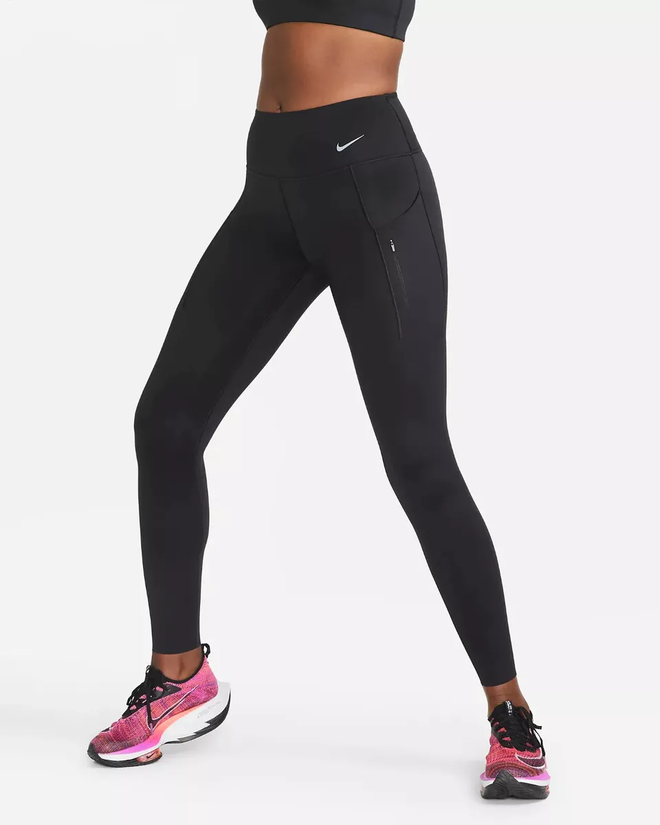 Black Gym Leggings with Pockets, Squat Proof