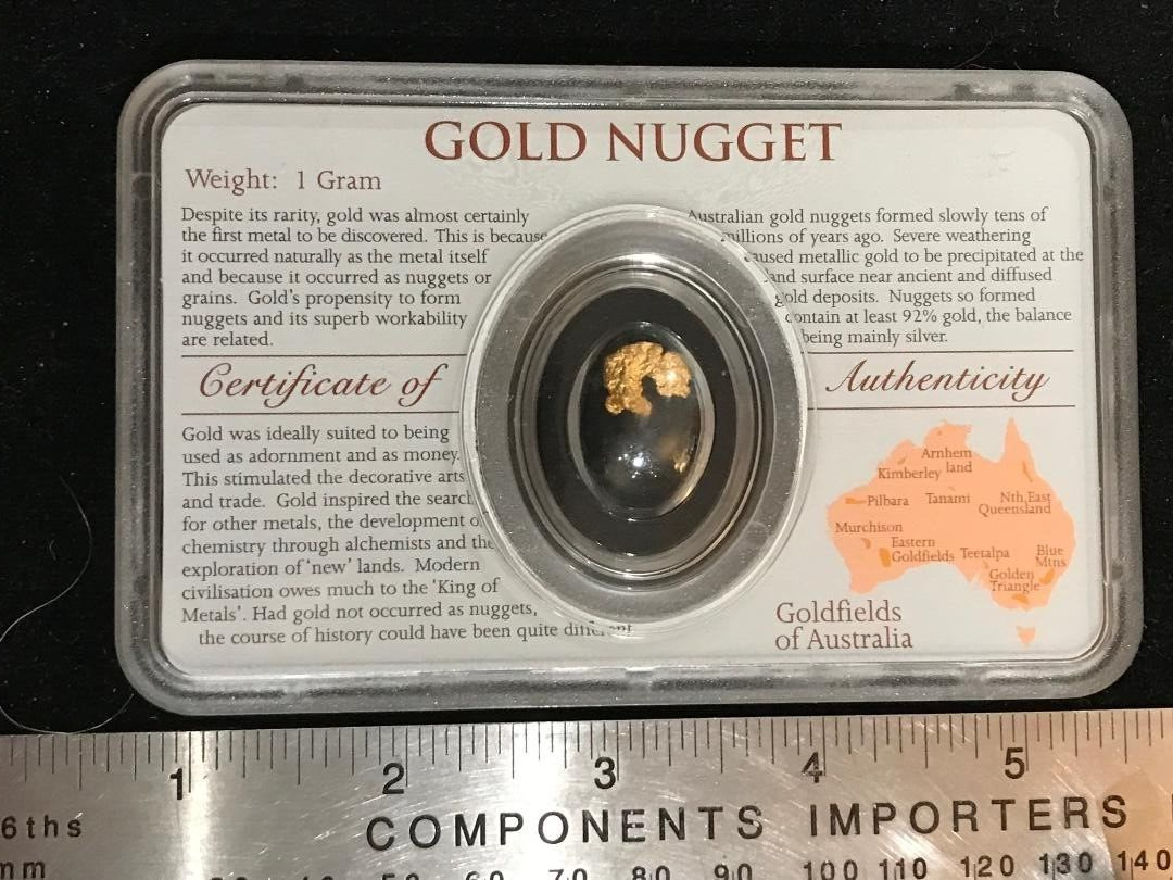 Australian Gold Nugget Certificate of Authenticity Perth Mint | eBay