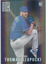 2022 Panini Capstone Base Holo Silver #41 Thomas Szapucki Rookie Mets 70/99
