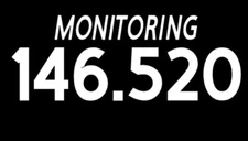 MONITORING 146.520   vinyl sticker, decal