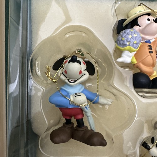 DISNEY MICKEY THROUGH THE YEARS STORYBOOK ORNAMENT SET DISNEY PARKS - Picture 9 of 9